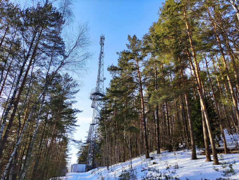 Силинишкесская смотровая башня в Аукштайтийском национальном парке