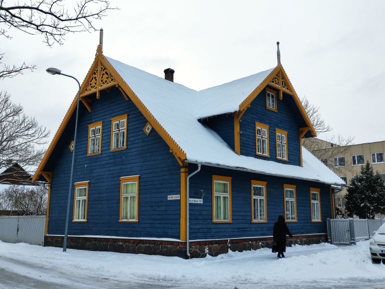 Деревянные дома в Пярну, Эстония