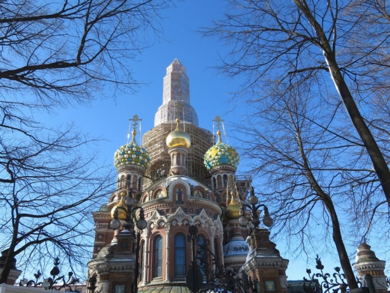 Church of the savior on the spilled blood