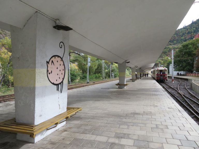 Железнодорожная станция Кукушка в Боржоми