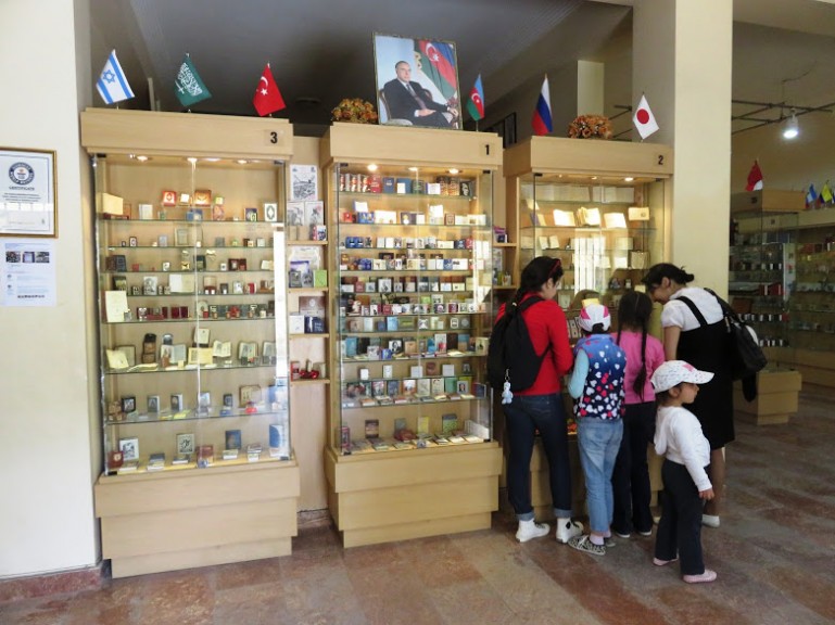 Miniature book museum is one of the free things to do in Baku