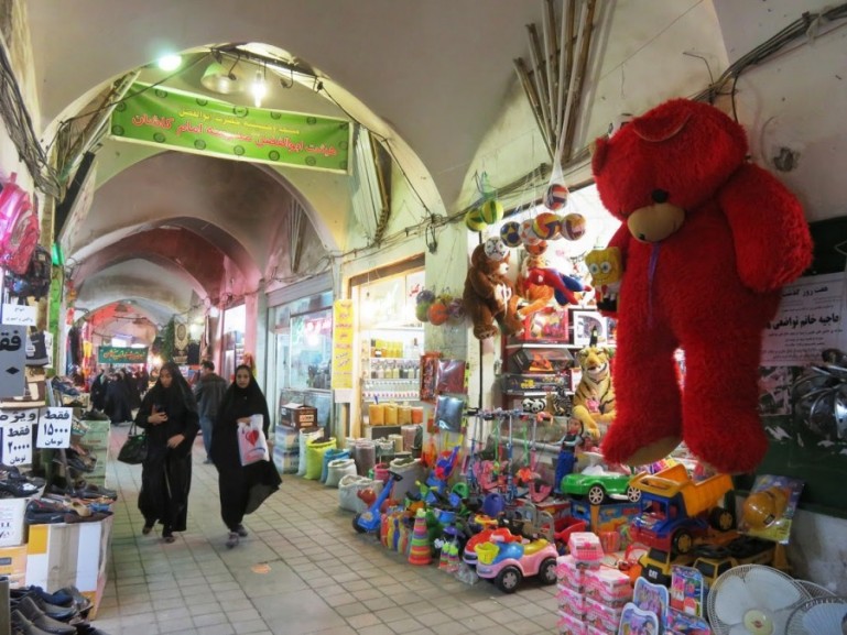 Bazaar in Kashan Iran
