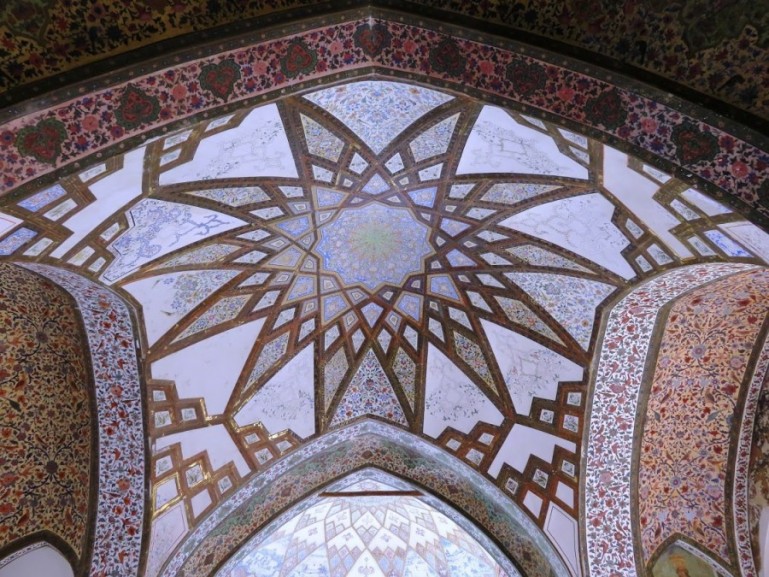 Ceiling at Fin garden in Kashan Iran