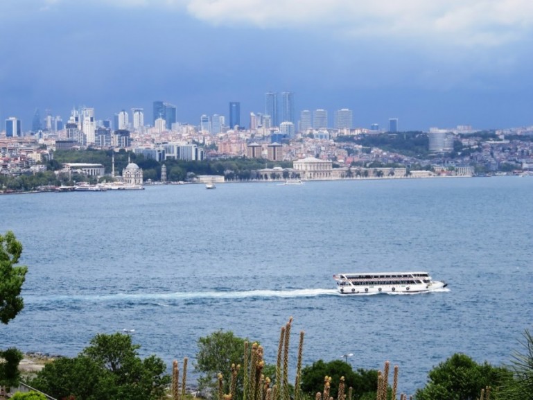вид на Босфор в Стамбуле