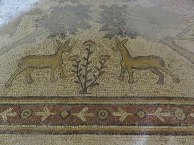 Мозаика в церкви Апостолов в Мадабе, Иордания