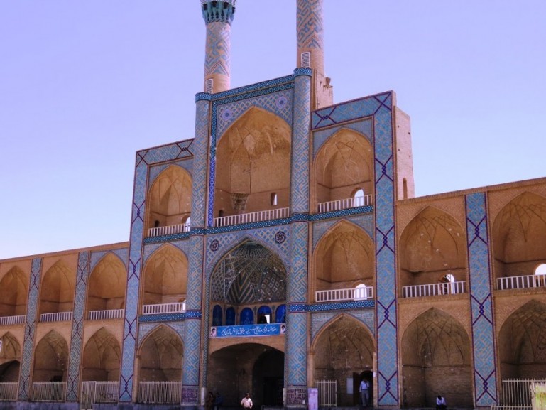 The amir chakmakh mosque in Yazd