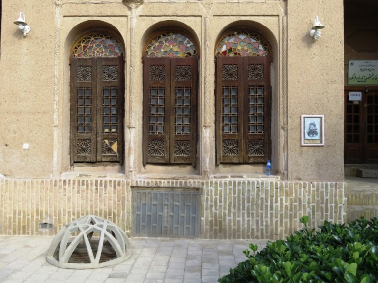 The exterior of the Khan e Lari. One of the traditional houses in the old town of Yazd