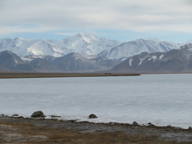 Lake Karakul where a lot of people get altitude sickness