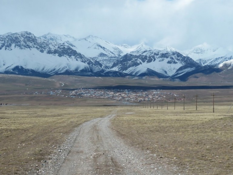 Sary Mogol on the Pamir highway Tajikistan