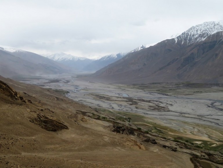 Yamchun fort on the Pamir highway Tajikistan