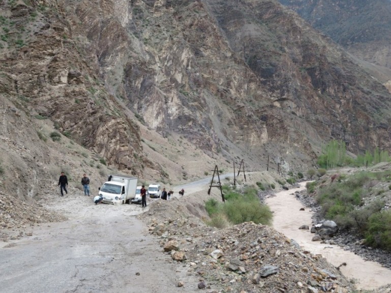Shared taxi's in Tajikistan